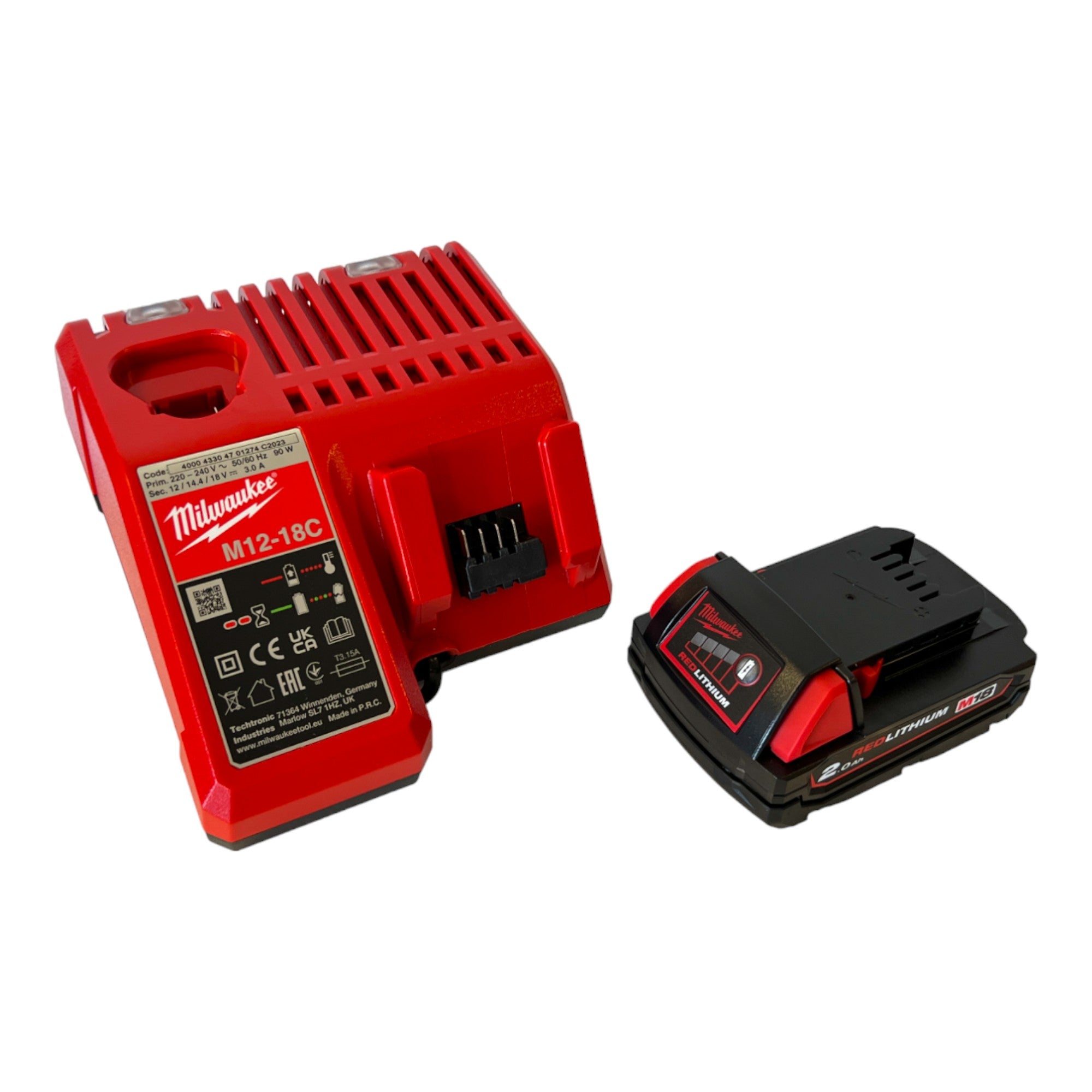 Milwaukee C18 PCG 310C 201B Akku Kartuschenpistole 18 V 310 ml 4933441310 1x Akku 2 0 Ah Ladegeraet Tasche 4 - toolbrothers