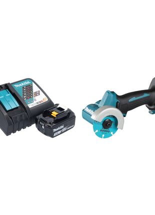 Makita DMC 300 RF1 Akku Winkelschleifer 18 V 76 mm Brushless + 1x Akku 3,0 Ah + Ladegerät