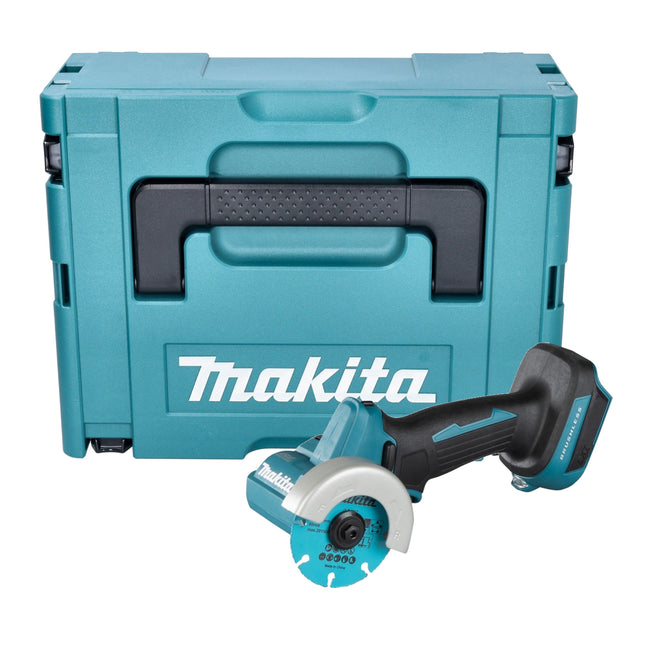 Amoladora angular sin cable Makita DMC 300 ZJ 18 V 76 mm sin escobillas + Makpac - sin batería, sin cargador