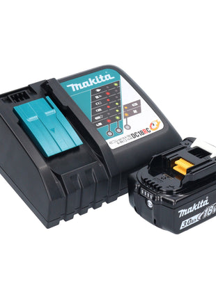 Makita DMC 300 RF1J Meuleuse d'angle sans fil 18 V 76 mm Brushless + 1x batterie 3,0 Ah + chargeur + Makpac