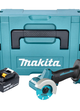 Makita DMC 300 M1J Akku Winkelschleifer 18 V 76 mm Brushless + 1x Akku 4,0 Ah + Makpac - ohne Ladegerät