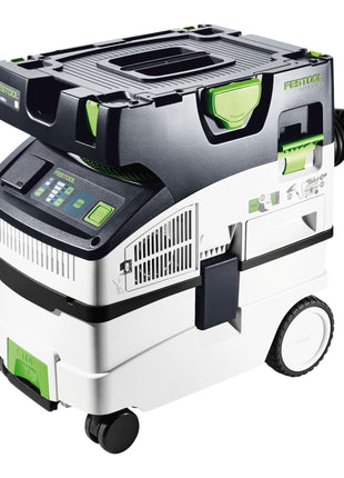 Aspirador de polvo móvil Festool CTM MIDI I CT-F CLEANTEC Colector de polvo de 15 l. M (578034) + mando a distancia Bluetooth