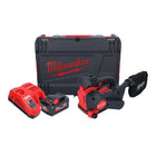 Lijadora de banda a batería Milwaukee M18 FBTS75-551X 18 V 75 x 457 mm sin escobillas + 1x batería 5,5 Ah + cargador + caja HD