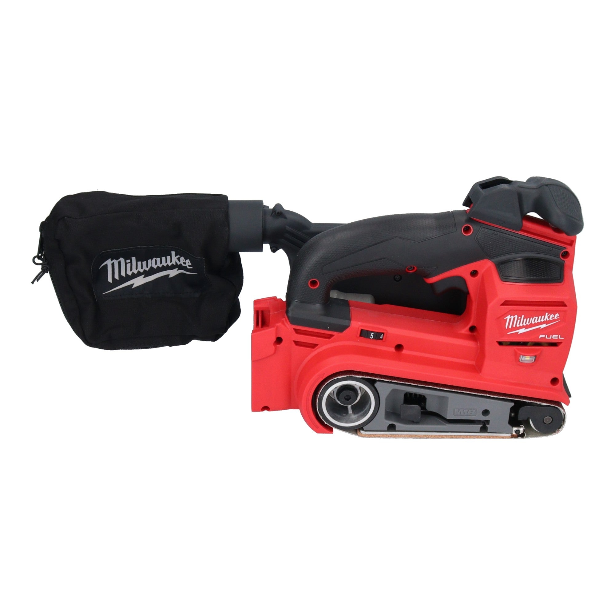 Milwaukee M18 FBTS75 551X Akku Bandschleifer 18 V 75 x 457 mm Brushless 1x Akku 5 5 Ah Ladegeraet HD Box 2 - toolbrothers