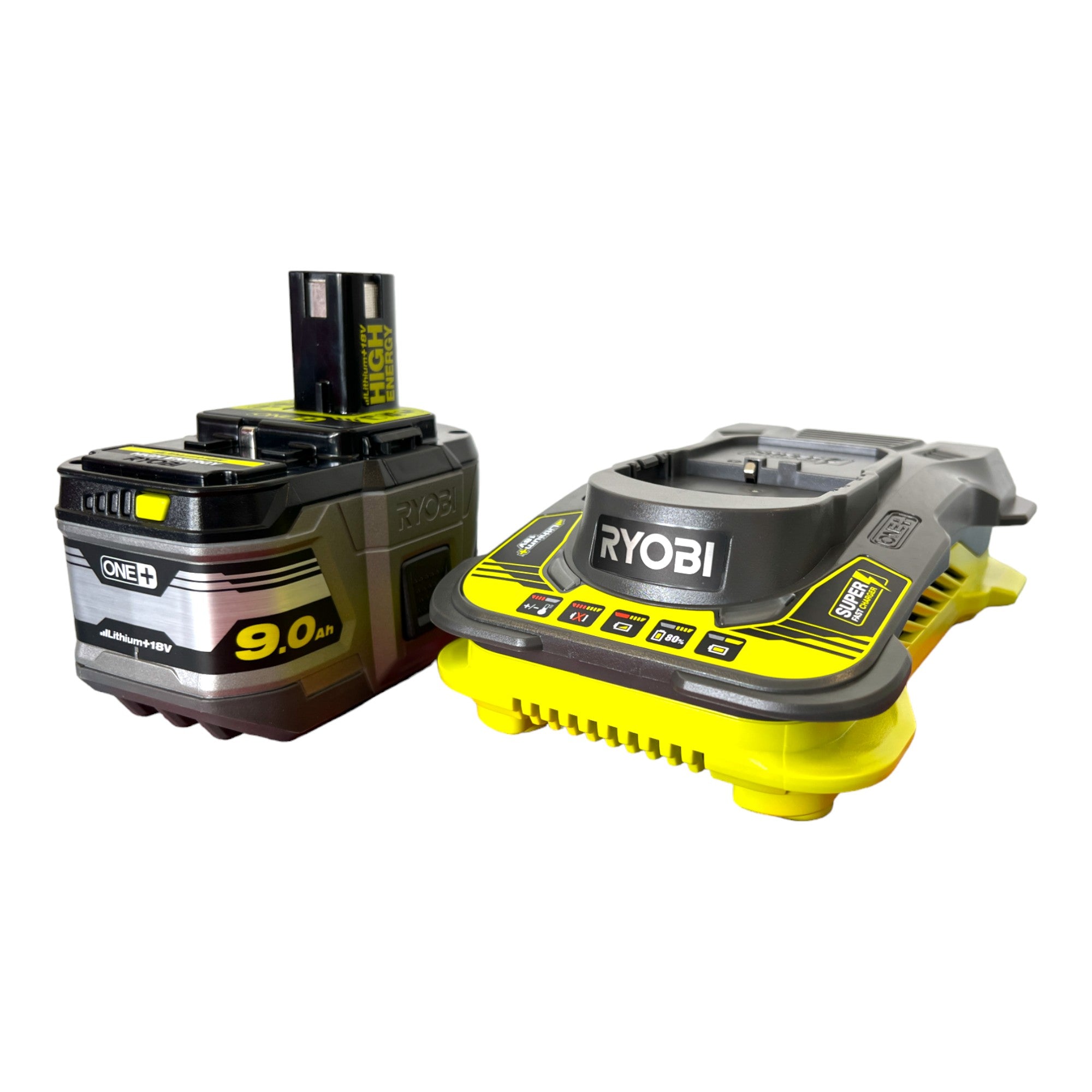 RYOBI RC18150 190 Starter Set 18 V ONE 1x High Energy Lithium Akku 9 0 Ah Schnell Ladegeraet 5133004421  0 - toolbrothers