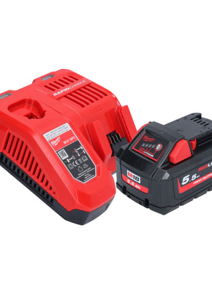 Milwaukee M18 FCHS-551 Akku Kettensäge 18 V 40 cm Brushless + 1x Akku 5,5 Ah + Ladegerät