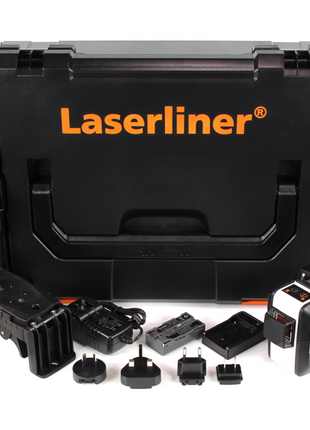 Laserliner SuperPlane-Laser 3G Pro + 1x Akku 7,4Ah + Ladegerät + Crossgrip + L-Boxx ( 036.650L ) - Toolbrothers