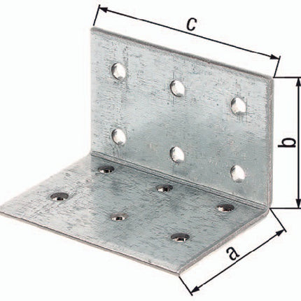 GAH Equerre de panneau perforé ETA-8/165 80 x 80x80mm ( 3000200340 )