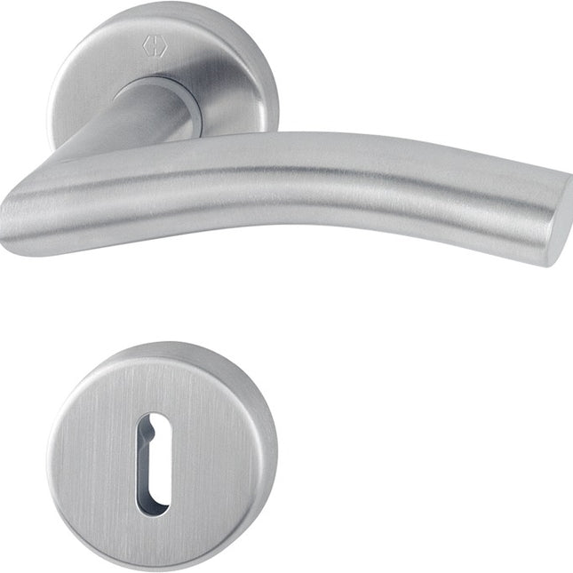 HOPPE Rosette set Antwerp E1402Z/42KV/42KVS Stainless steel F69 ( 3000252905 )