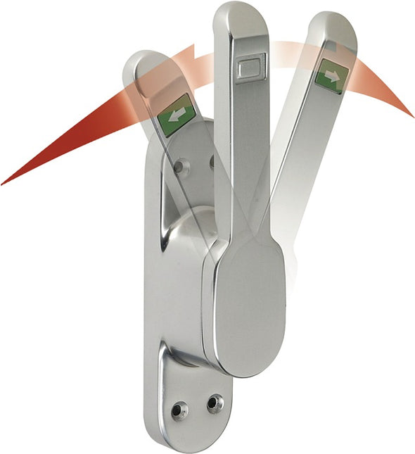 Śruba napędu drzwi DENI VARIO DIN lewa / prawa anodowana na srebrno ( 3000255656 )