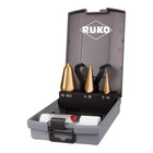 RUKO sheet metal peel drill set 3-14 / 5-20 / 16-30.5 mm ( 4000601700 )