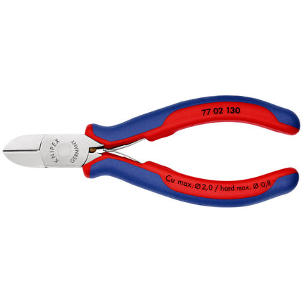KNIPEX Electronics diagonal cutters length 130 mm shape 0 ( 4000794259 )