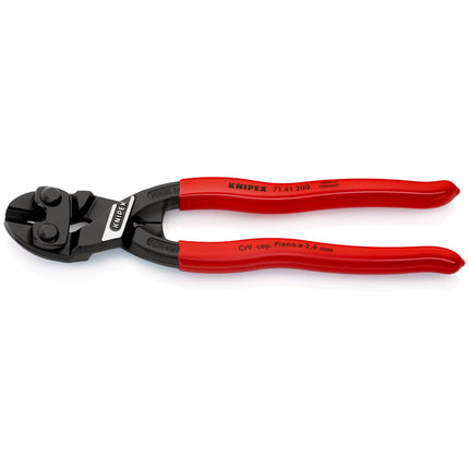 Cortapernos compacto KNIPEX CoBolt(R) longitud 200 mm revestimiento plástico ( 4000810152 )
