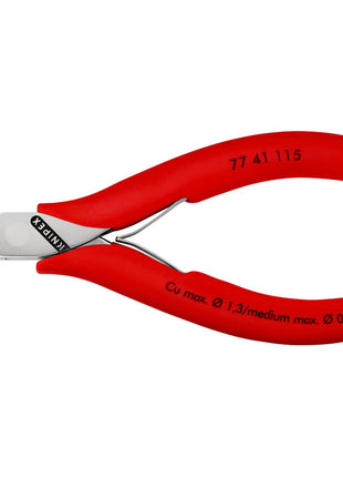 KNIPEX Elektronik-Seitenschneider Länge 115 mm Form 2 ( 4000810487 )