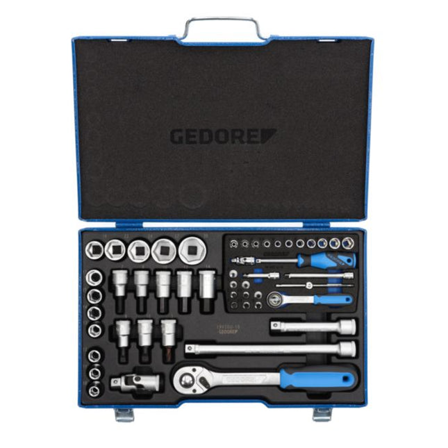 GEDORE socket spanner set 19 V20U-10 50-piece 1/4 + 1/2 ″ ( 4000820550 )
