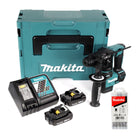 Makita DHR 171 RAJ Akku Bohrhammer 18 V 1,20 J SDS Plus Brushless + 2x Akku 2,0 Ah + Ladegerät + 5 tlg. Bohrer Set + Makpac - Toolbrothers