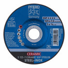 Disco de desbaste PFERD CERAMIC SGP STEELOX D125xS7mm ( 4000843237 )