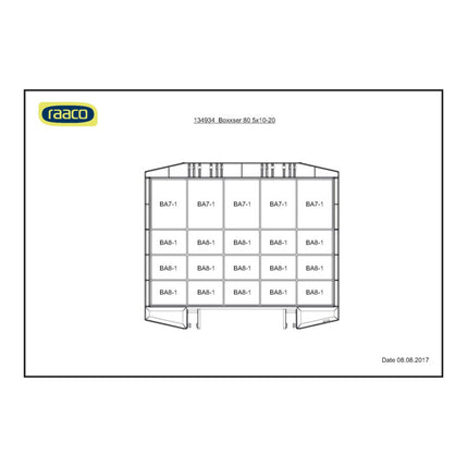 RAACO assortimento boxxser W421xD361xH78mm ( 4000871554 )