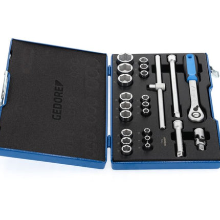 GEDORE socket spanner set 19 EMU-20 23-piece 1/2 ″ ( 4000880494 )