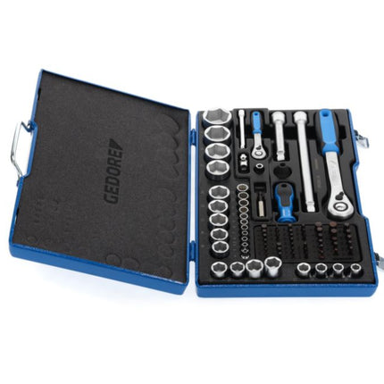 GEDORE socket spanner set 19 V20U-20 81-piece 1/4 + 1/2 ″ ( 4000880519 )