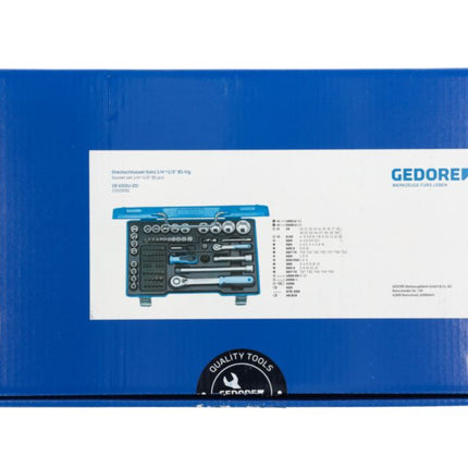 GEDORE socket spanner set 19 V20U-20 81-piece 1/4 + 1/2 ″ ( 4000880519 )