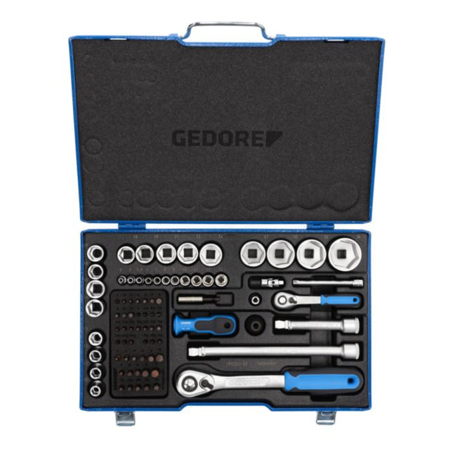 GEDORE socket spanner set 19 V20U-20 81-piece 1/4 + 1/2 ″ ( 4000880519 )