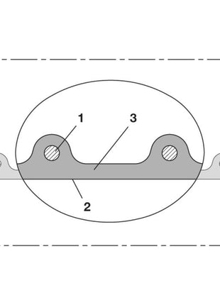 Manguera de aspiración e impulsión NORRES AIRDUC® PUR 355 FOOD Ø interior 60 mm Ø exterior 70,00 mm (4501400144)