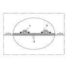 Manguera aspiración y soplado NORRES SIL 391 DOS Ø interior 38 mm (4501400660)