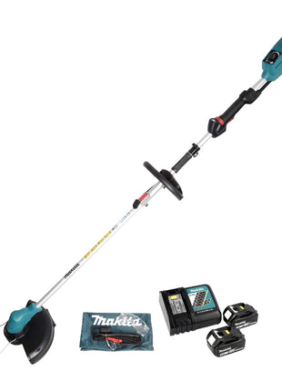 Makita DUR 183 LRT2 Akku Rasentrimmer 18V 300mm Brushless + 2x Akku 5,0Ah + Ladegerät - Toolbrothers