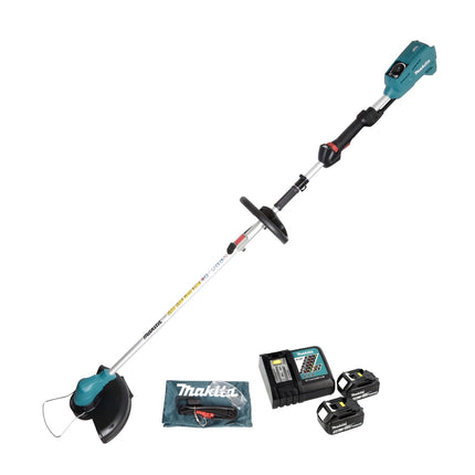 Makita DUR 183 LRT2 Akku Rasentrimmer 18V 300mm Brushless + 2x Akku 5,0Ah + Ladegerät - Toolbrothers