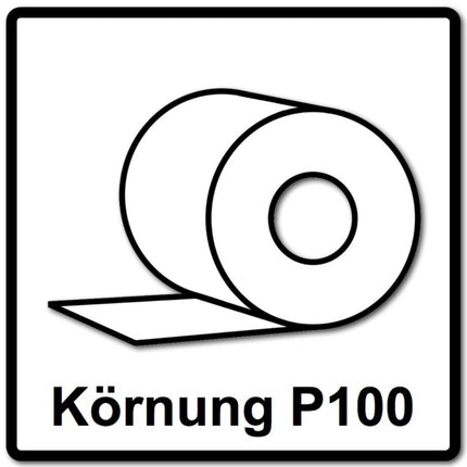 Festool Rotolo abrasivo Granat 115 x 25 m P100 GR ( 201106 )
