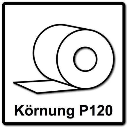 Festool Rotolo abrasivo Granat 115 x 25 m P120 GR ( 201107 )