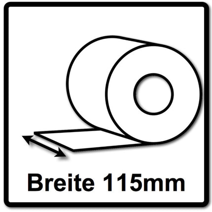 Festool Rotolo abrasivo Granat 115 x 25 m P120 GR ( 201107 )