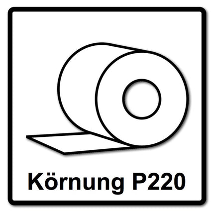 Festool Rotolo abrasivo Granat 115 x 25 m P220 GR ( 201110 )