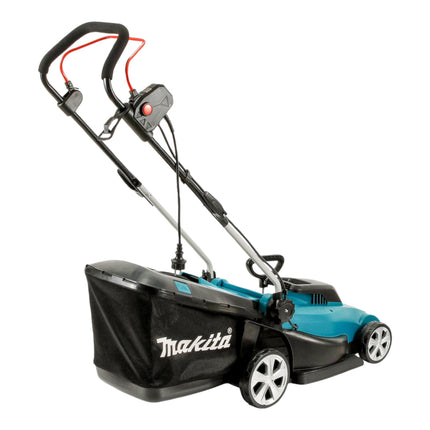 Cortacésped eléctrico Makita ELM 3720 1400 vatios 37 cm ancho de corte