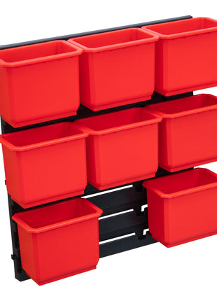 Qbrick System Container Set nº 2 pared taller 39 x 35 cm con 8 contenedores para maletas System ONE y System TWO