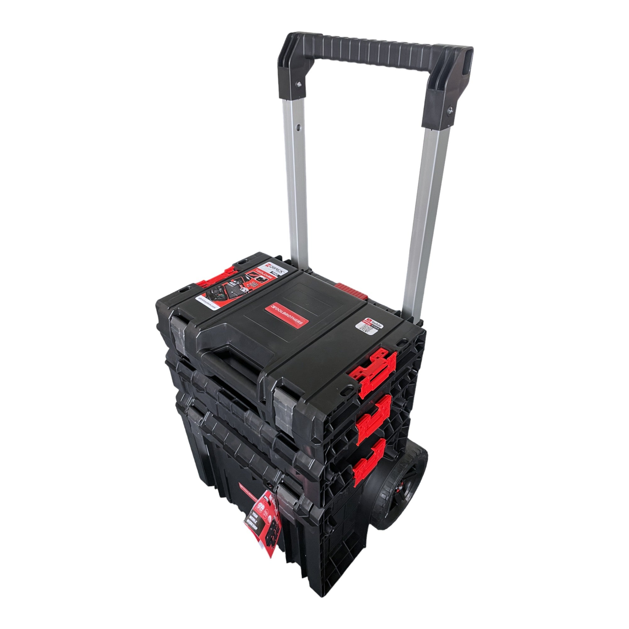 Qbrick System PRO Set 7 2 0 Plus Werkzeugwagen Set PRO Toolcase PRO Box 130 2 0 PRO Cart 2 0 Plus 410 x 400 x 610 mm 0 - toolbrothers