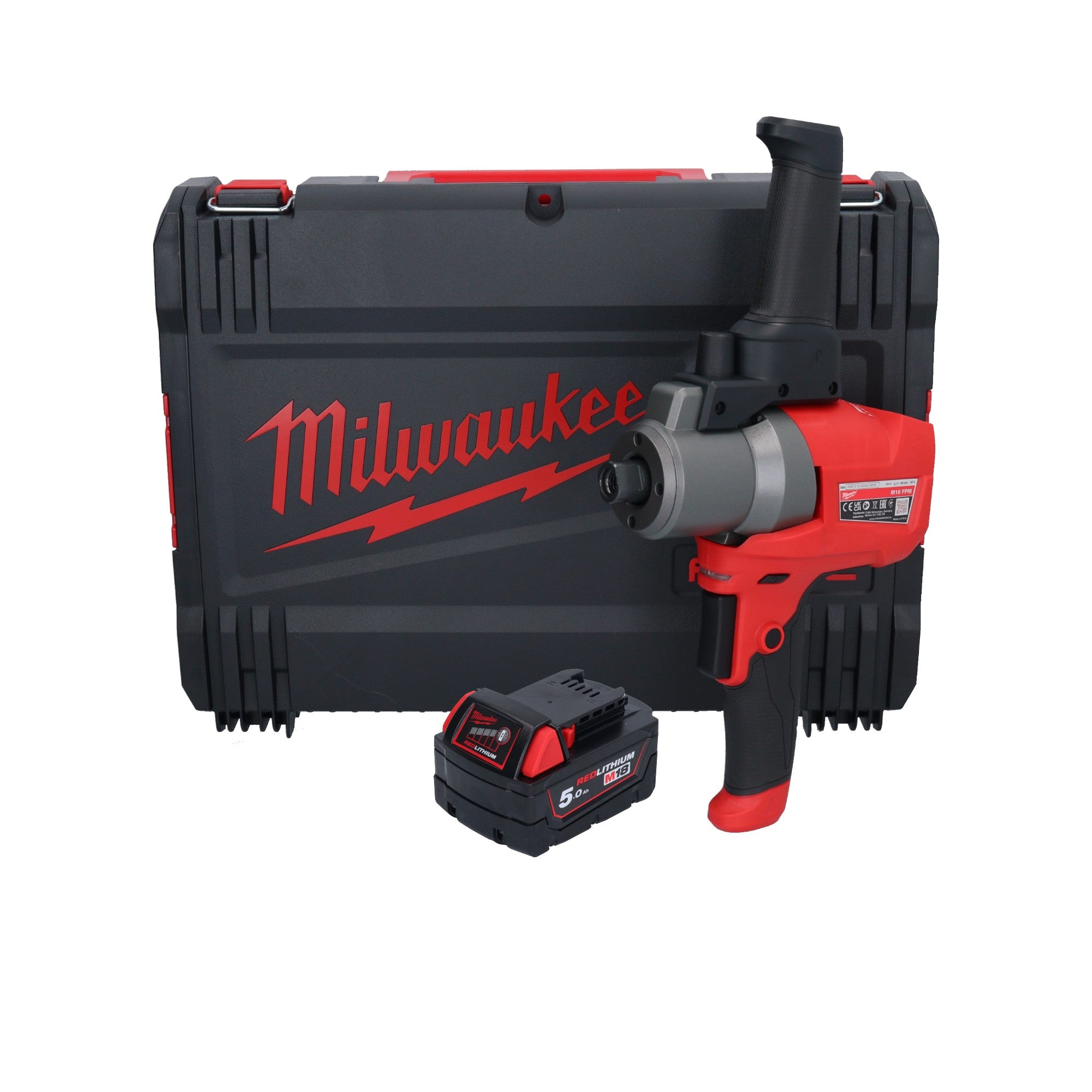 Milwaukee M18 FPM 501X Akku Ruehrgeraet 18 V 20 l Brushless 1x Akku 5 0 Ah HD Box ohne Ladegeraet 0 - toolbrothers