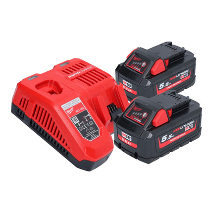 Batidora de batería Milwaukee M18 FPM-552X 18 V 20 l sin escobillas + 2x baterías 5,5 Ah + cargador + caja HD
