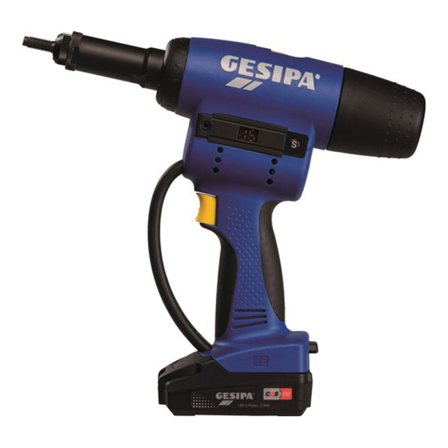 GESIPA FireBird(R) Pro Gold Edition 10-piece rechargeable blind rivet nut setter 20000 N ( 4000813127 )
