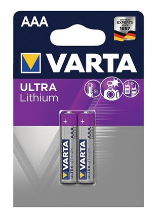 Batería VARTA ULTRA Litio 1,5 V AAA Micro 1100 mAh (4000901770)