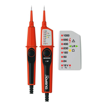 Tester di tensione/continuità BENNING DUSPOL(R) expert 12-1000 V AC/DC ( 4000828828 )