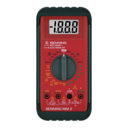 BENNING Multimeter MM 2 0.1 mV-750 V AC, 0.1 mV-1000 V DC ( 4000828865 )