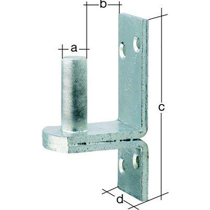 GAH clamp DII on plate 13x25mm ( 3000200196 )