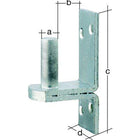 GAH clamp DII on plate 13x25mm ( 3000200196 )