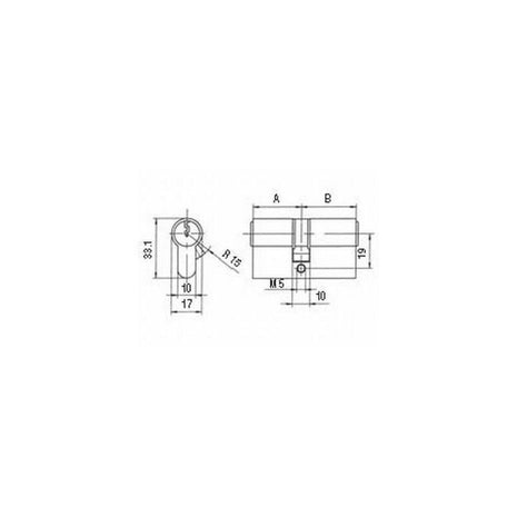 Cilindro doble perfil BKS PZ 8800 27/35 mm (3000251939)