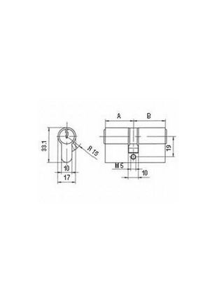 Profil BKS z podwójnym cylindrem PZ 8800 40/40 mm ( 3000251944 )