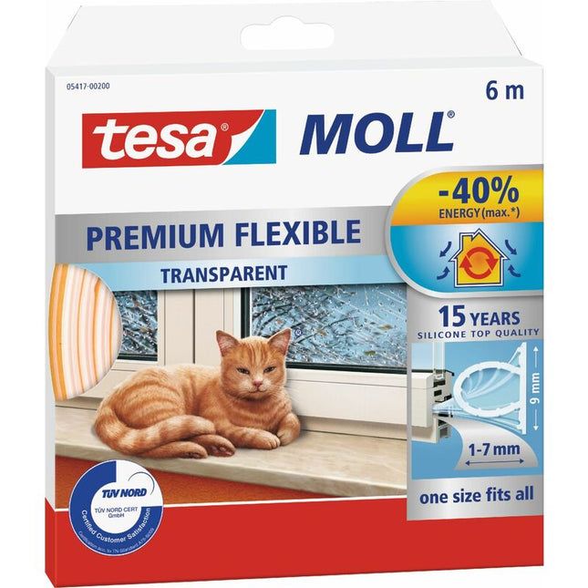 TESA Joint en silicone tesamoll® 5417 l.9 mmxH7 mmxL6m ( 3000265319 )