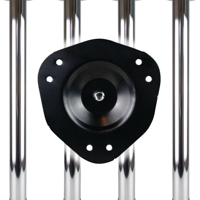 BMB juego de patas de mesa negro 60 mm altura 710 mm ( 3000273143 )