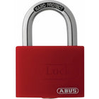 ABUS cylinder padlock T65AL/40 red Lock-Tag lock body width 43 mm ( 3000280259 )